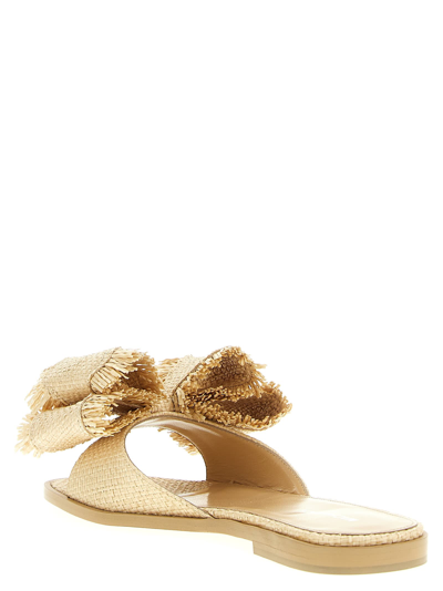 Mach &amp; Mach Le Cadeau Sandals In Beige