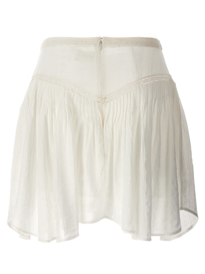 Shop Marant Etoile Jorena Skirt In White