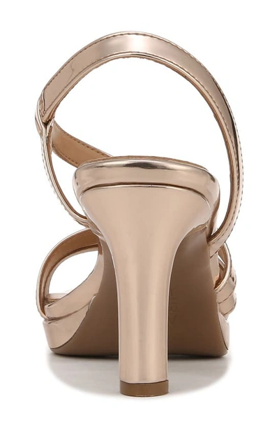Naturalizer Brenta Strappy Sandal (women) In Rose Gold Synthetic