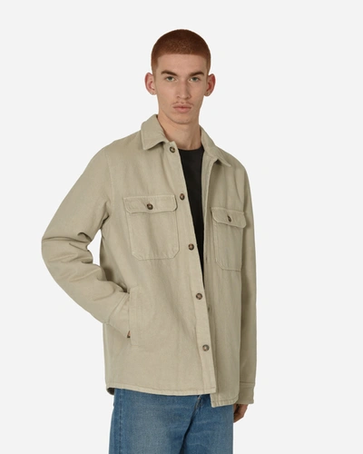 Shop Apc Alessio Jacket Taupe In Beige