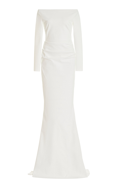 Shop Greta Constantine Cash-oseph Gown In White