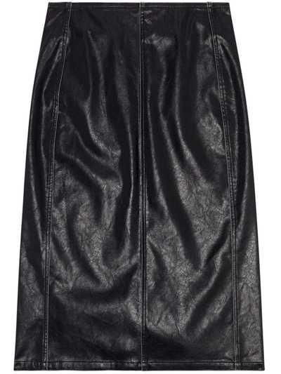 Shop Diesel Taten Skirt Clothing In Black
