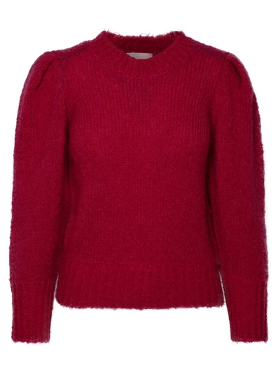 Shop Isabel Marant Emma Fuchsia Mohair Sweater In Fucsia