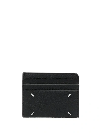 Shop Maison Margiela Card Holder Slim With Gap Accessories In Black