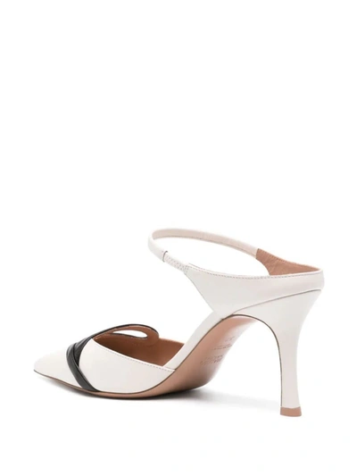 Shop Malone Souliers Bonnie 80 Mules Shoes In White