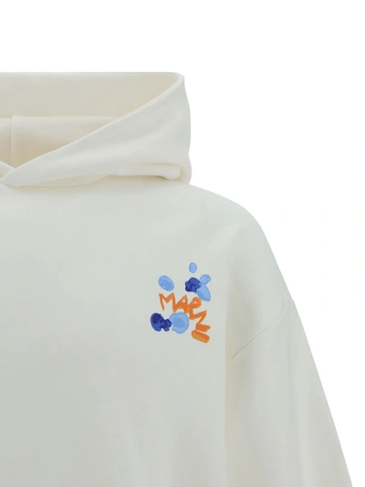 Shop Marni Sweatshirts In Natural White