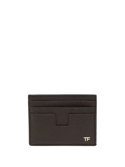 Shop Tom Ford Card Holder Accessories In Brown