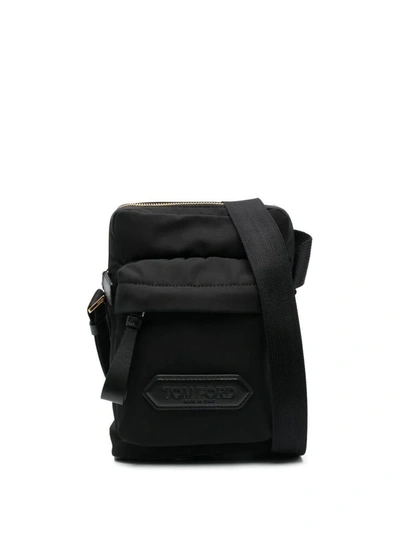 Shop Tom Ford Messenger Bag Bags In Black