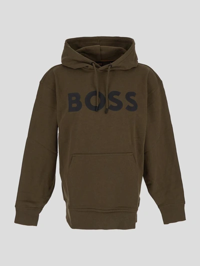 Shop Hugo Boss Boss Sweaters In Opengreen