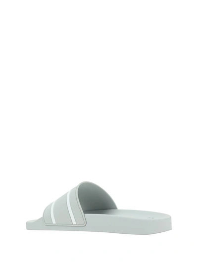 Shop Brunello Cucinelli Sandals In Grigio Chiaro+bianco