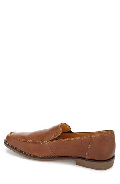 Shop Sandro Moscoloni 'easy' Leather Venetian Loafer In Cognac
