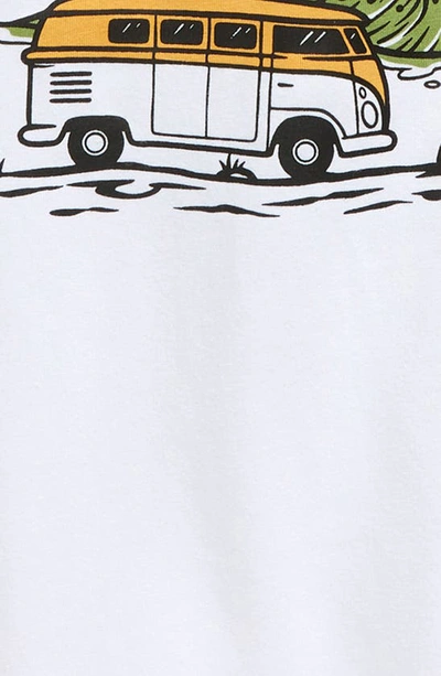 Shop Tiny Tribe Kids' Beach Scene Graphic T-shirt In White