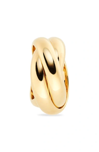 Lie Studio The Sophie Ring In 18k Gold Plating