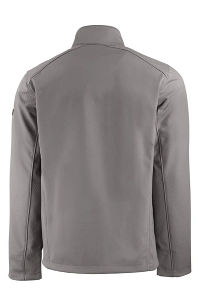 Cutter & Buck Evoke Water Resistant Full Zip Jacket In Elemental Grey