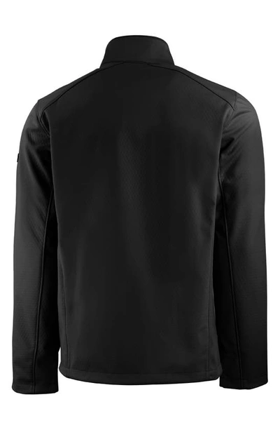 Cutter & Buck Evoke Eco Softshell Recycled Full Zip Mens Jacket In Black