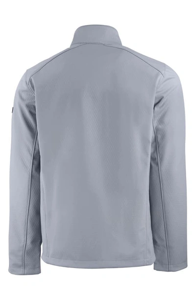 Cutter & Buck Evoke Eco Softshell Recycled Full Zip Mens Jacket In Concrete