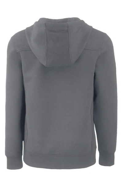 Cutter & Buck Roam Interlock Half Zip Hoodie In Elemental Grey