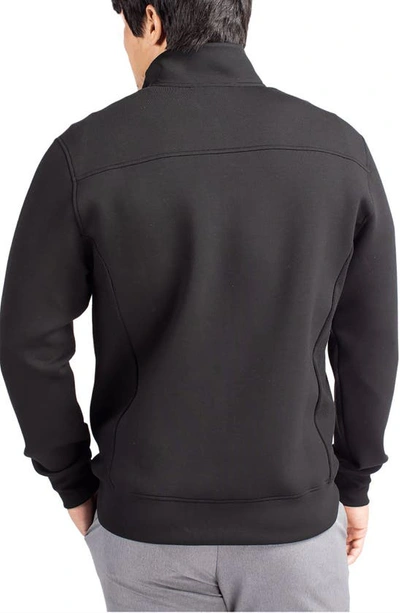 Cutter & Buck Water Resistant Full Zip Jacket In Black
