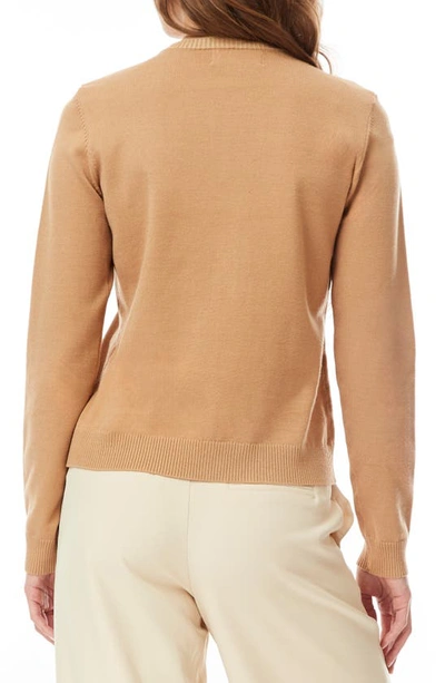 By Design Keira Chest Pocket Cardigan In Camel
