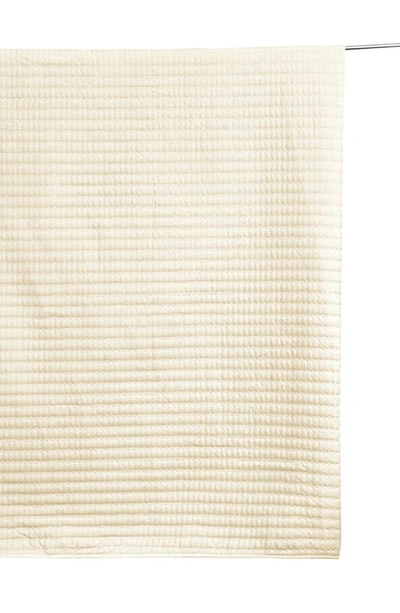 Shop Woven & Weft Channel Stitch Quilt Set In Oatmeal