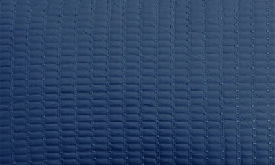 Woven & Weft Channel Stitch Quilt Set In Navy