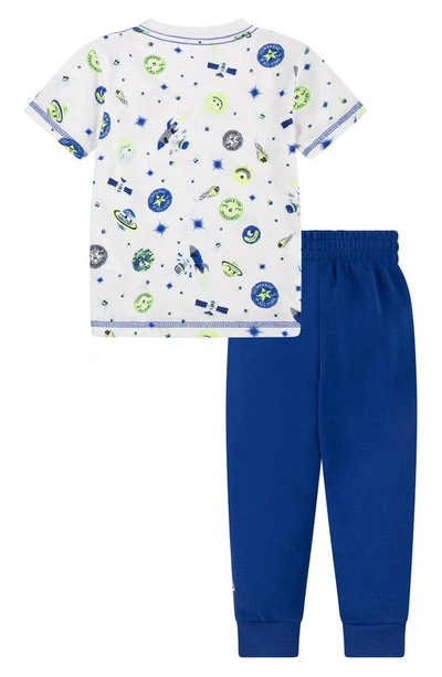 Shop Converse Kids' Space Cruisers T-shirt & Joggers Set In  Blue