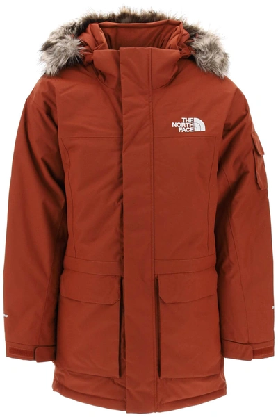 Shop The North Face Mc Murdo Hooded Padded Parka In Brown