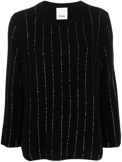 Shop Allude Sweaters Black