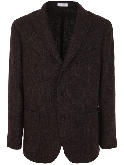 Boglioli Shetland Blazer In Brown