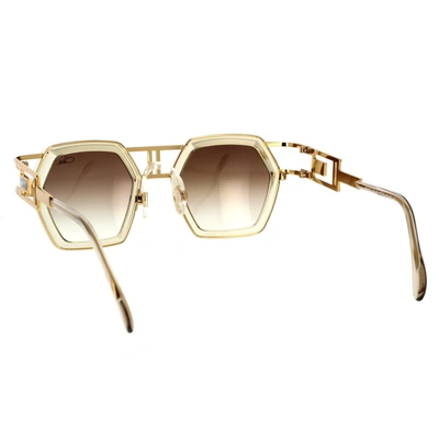 Shop Cazal Sunglasses In Gold