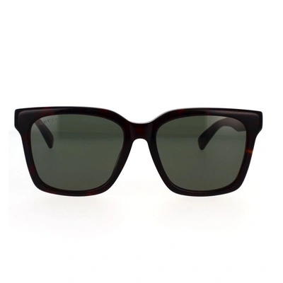 Shop Gucci Eyewear Sunglasses In Havana