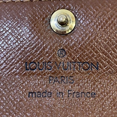 Pre-owned Louis Vuitton Portefeuille Brown Canvas Wallet  ()