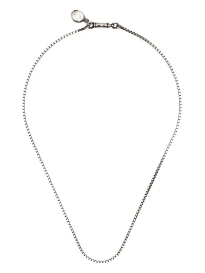 Shop Werkstatt:münchen Werkstatt Munchen Medallion Symbol Necklace M3711 Mn In Silver