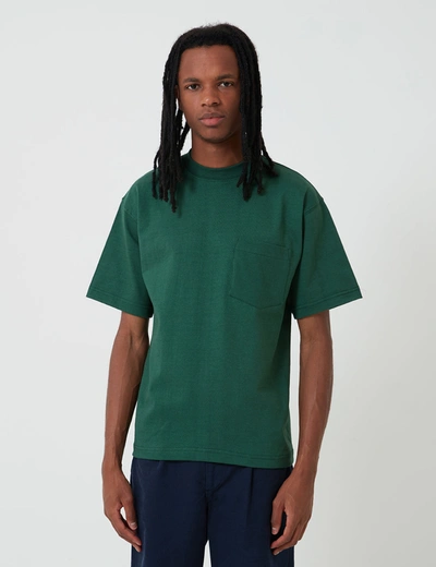 Shop Camber Pocket T-shirt (8oz) In Green