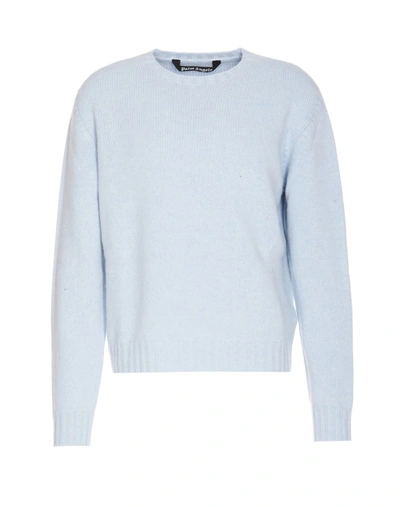 Shop Palm Angels Sweaters In Blue
