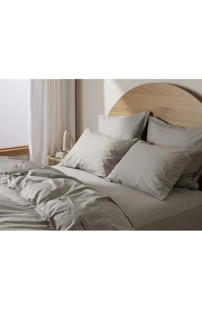 Parachute Set Of 2 100% Cotton Percale Pillowcases In Putty