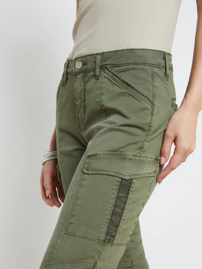 Shop L Agence Patton Cargo Skinny Pant In Brigade