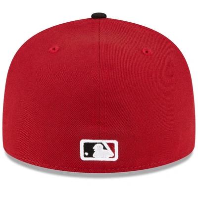 Shop New Era Youth  Red/black Arizona Diamondbacks Home Authentic Collection On-field 59fifty Fitted Hat