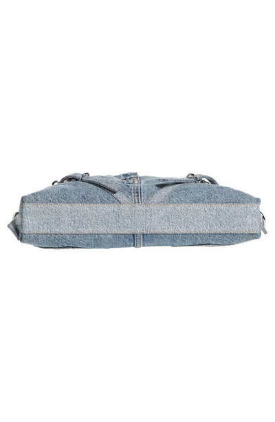 Givenchy Medium Voyou Shoulder Bag In Boyfriend Denim In Medium Blue