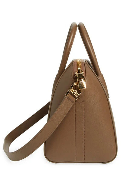 Givenchy Small Antigona Top-handle Bag In Leather In Taupe
