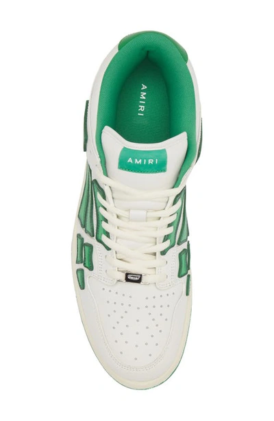 Shop Amiri Chunky Skeleton Low Top Sneaker In Green