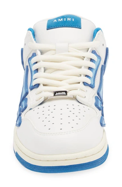 Shop Amiri Chunky Skeleton Low Top Sneaker In Air Blue