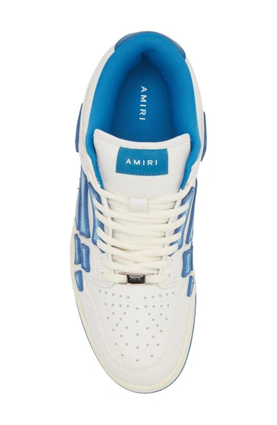 Shop Amiri Chunky Skeleton Low Top Sneaker In Air Blue