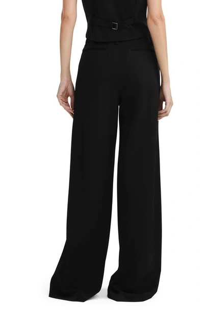 Shop Rag & Bone Sofie High Waist Ponté Wide Leg Pants In Black