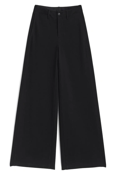 Shop Rag & Bone Sofie High Waist Ponté Wide Leg Pants In Black