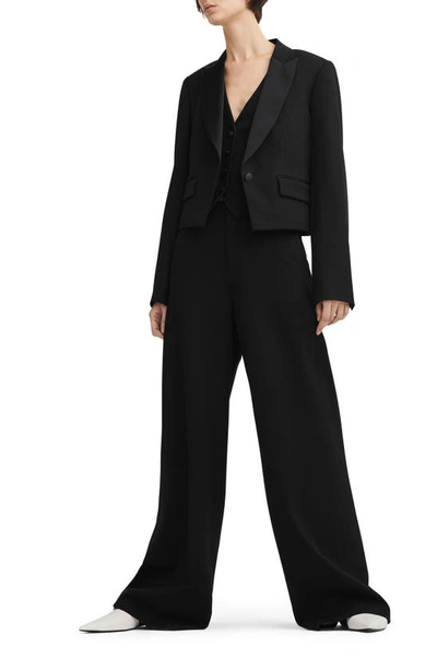 Rag & Bone Sofie Tailored Ponte Pants In Black
