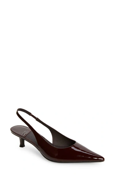 Shop Jeffrey Campbell Persona Slingback Pump In Wine