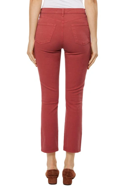 Shop J Brand Ruby High Waist Crop Skinny Jeans In Begonia