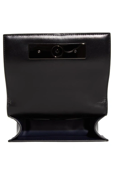Alexander Mcqueen Mini Jeweled Crystal Embellished Leather Satchel In Black
