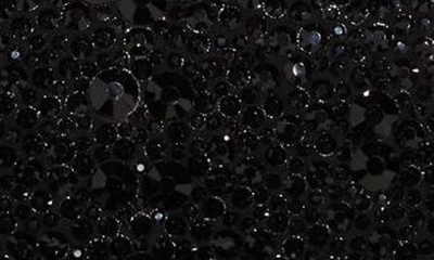 Shop Alexander Mcqueen Mini Jeweled Crystal Embellished Leather Satchel In Black